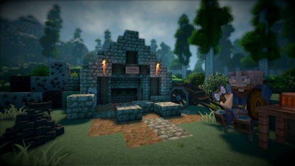 Minecraft Cassetia Continent RPG Карта