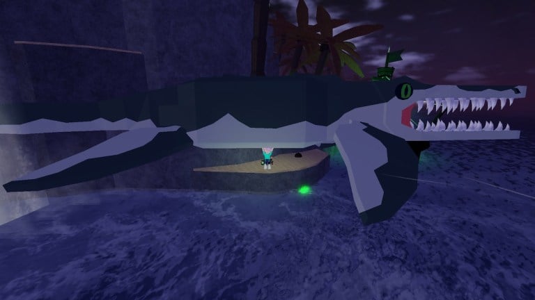 如何在Fisch中找到并捕获Mosasaurus