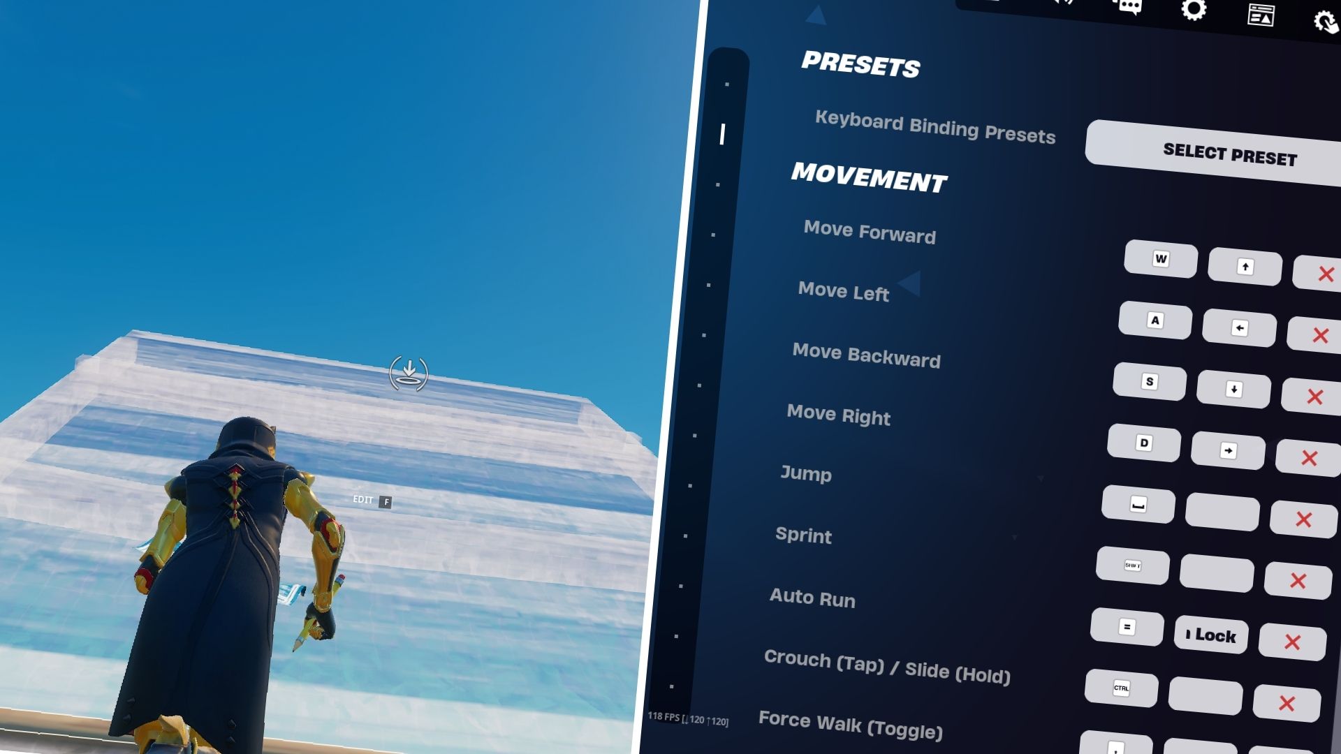 Fortniteの最高のキービンド