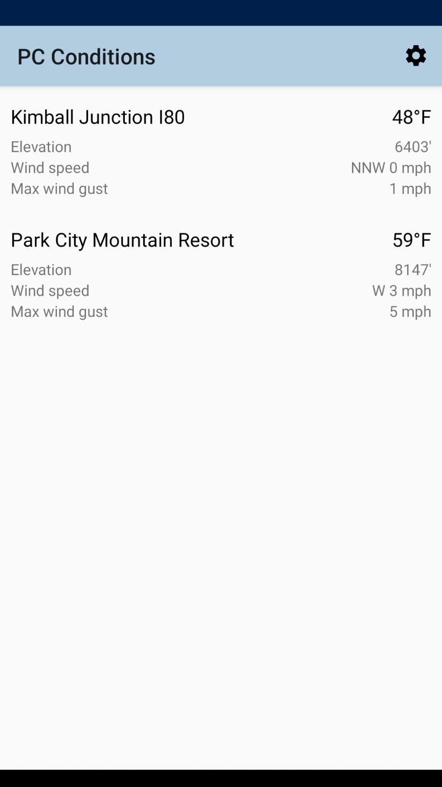 Park City Mountain Conditions
