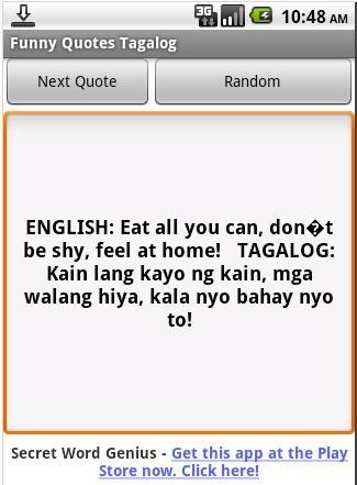 Funny Quotes Tagalog
