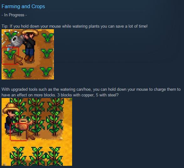 Guide for Stardew Valley