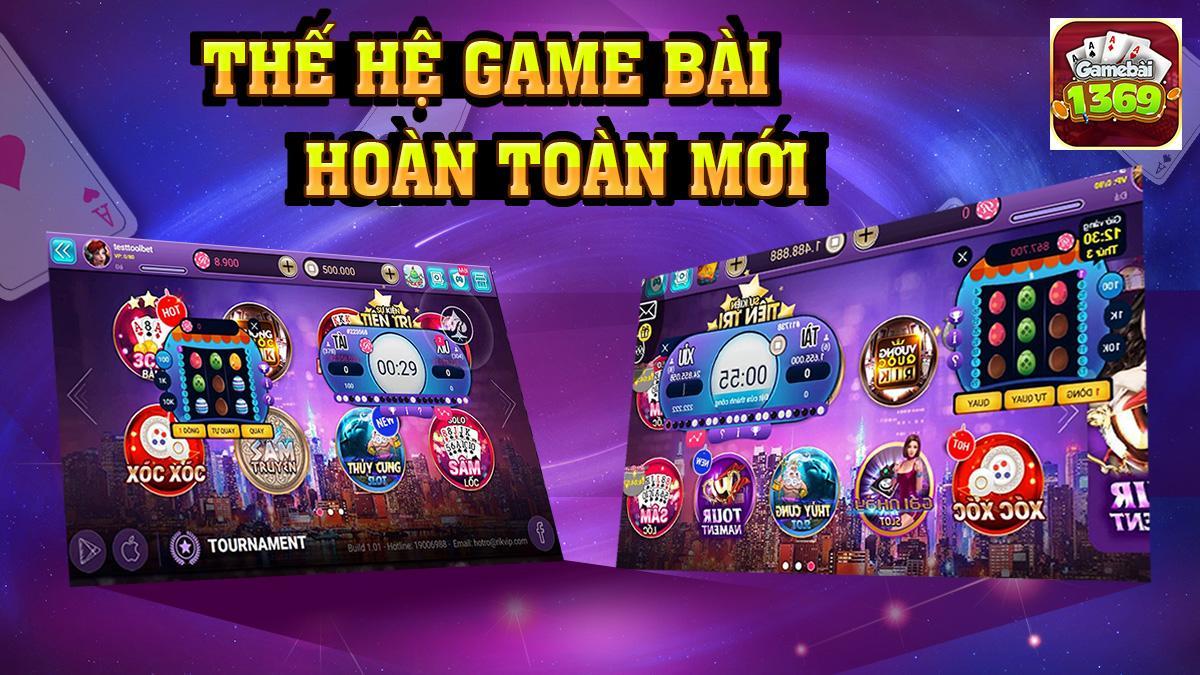 Game bai 1369, danh bai doi thuong,game bai online