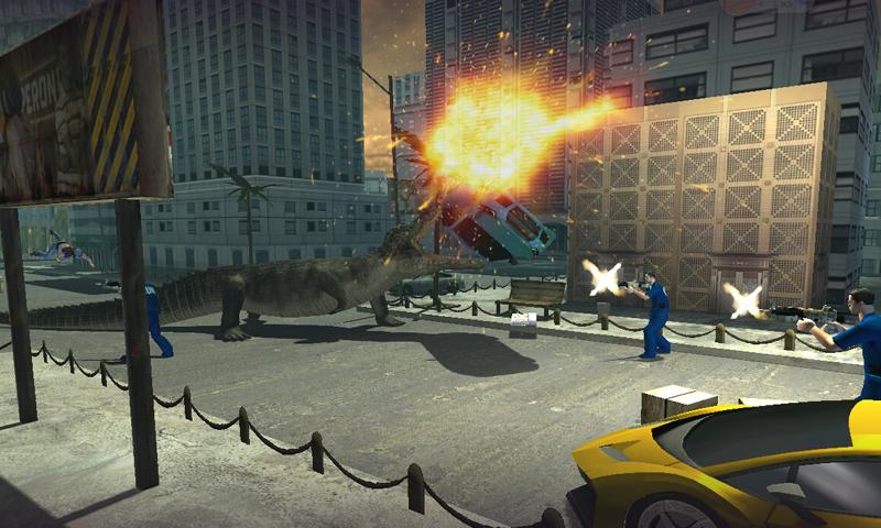 Angry Crocodile in Night Paris