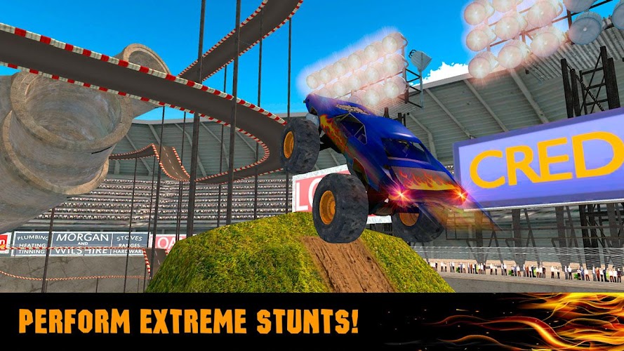 Monster Truck Stunt Race 3D