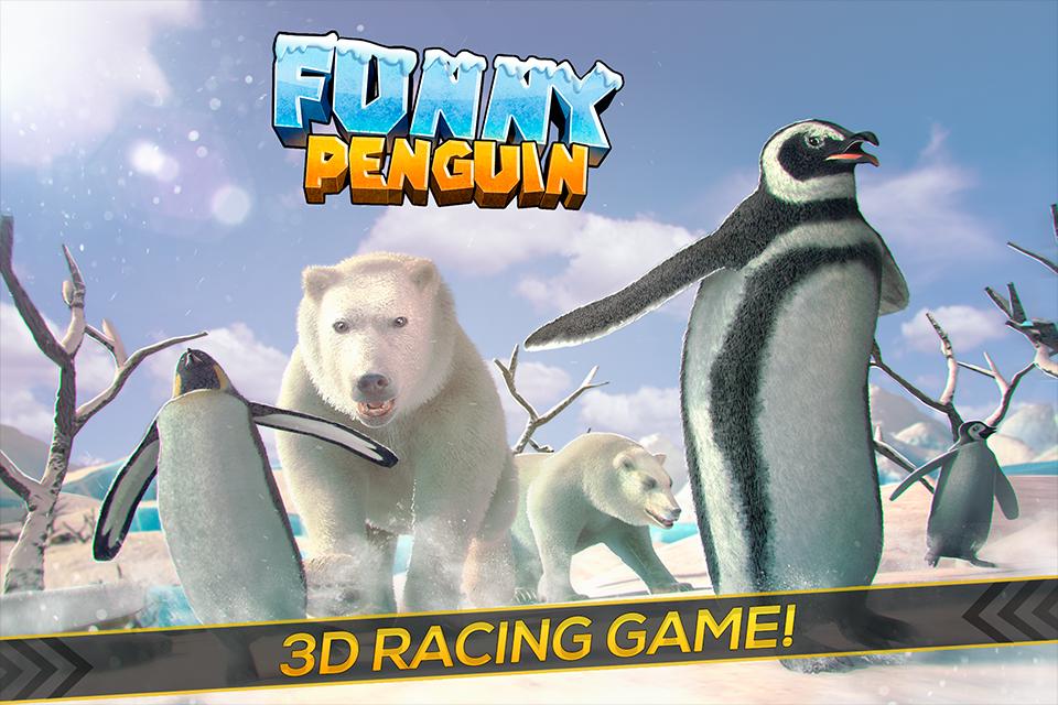 Funny Penguin Racing Challenge